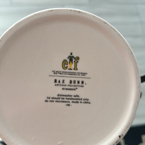 Rae Dunn Elf Snacks Canister with Wooden Spoon NWT - Picture 6 of 7